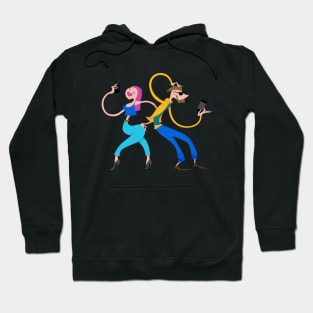 modern social net Hoodie